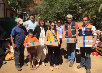 Coelemu: Onemi entrega 6 viviendas de emergencia y kit’s de aseo e higiene en Caravanchel