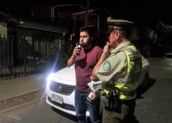 Carabineros detuvo a cuatro personas por conducción en estado de ebriedad en Ñuble