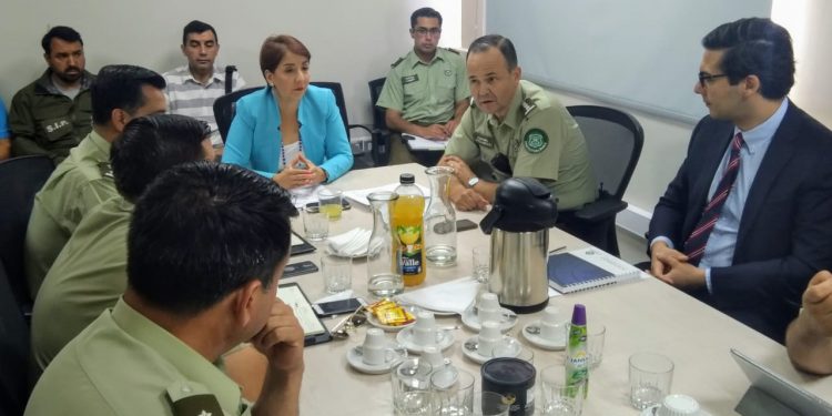 Fiscalía y Carabineros de Ñuble coordinan trabajo ante emergencia por incendios forestales