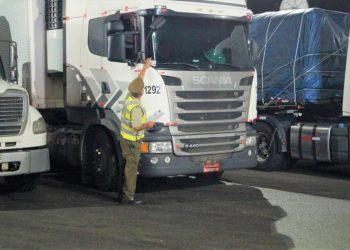 Fortalecen seguridad de camiones en la Ruta 5 Sur con campaña «Descansa Tranquilo»