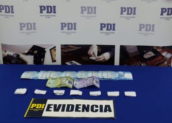 PDI elimina punto de microtráfico en San Carlos