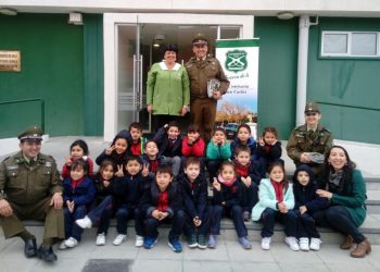 San Carlos: Pequeños reciben educación cívica en Primera Comisaría de Carabineros