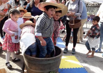 Pequeños disfrutaron de la primera Fiesta de la Vendimia para niños y niñas en Coelemu