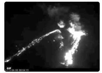 Volcán Chillán registró explosión de largo período en cráter principal