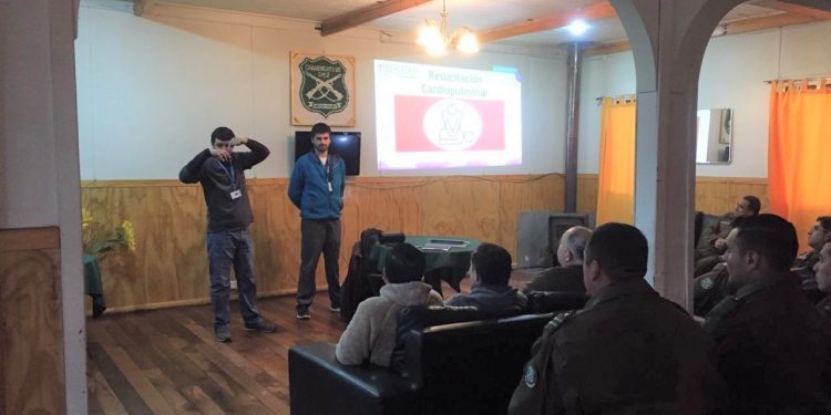 Yungay: Carabineros se capacitan para asistir emergencias en procedimientos