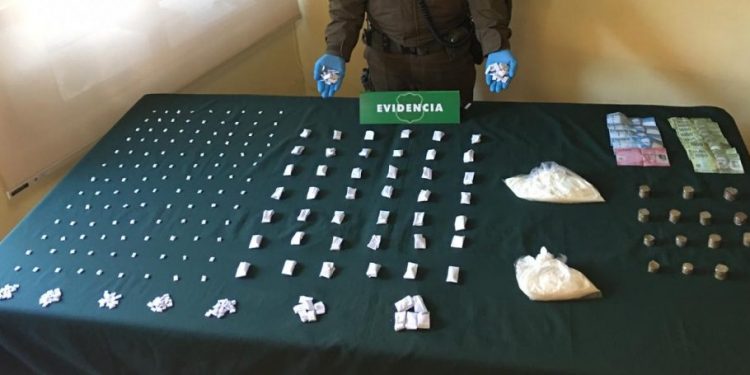 Incautan en población Vicente Pérez más de 3.500 dosis de droga avaluadas en $4 millones