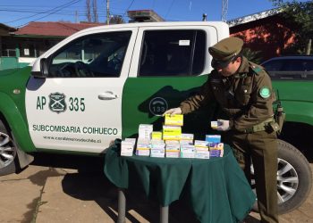Coihueco: Carabineros detuvo a sujeto que vendía medicamentos de forma ilegal en feria libre