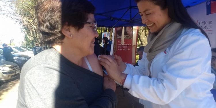 Ñuble tiene un 74% de cobertura en vacunación contra la Influenza