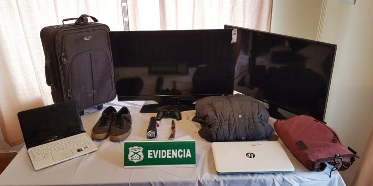 Detienen a dos menores cuando saltaban pandereta luego de robar en una vivienda en Chillán