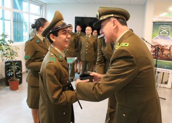 Joven con capacidades diferentes fue investido como funcionario honorario de Carabineros