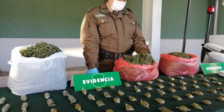 Incautan más de 5 kilos de marihuana elaborada camino a Las Mariposas