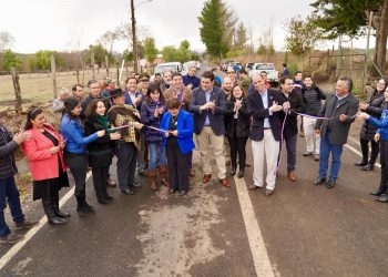 Pemuco: Inauguran tres kilómetros de pavimento en camino rural