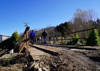 Reparan puentes y caminos de Ñuble tras sistema frontal