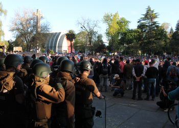 Región de Ñuble: Tercera jornada de manifestaciones terminó con 34 detenidos