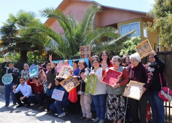 Vecinos incrementaron habilidades con taller de pintura en Pemuco