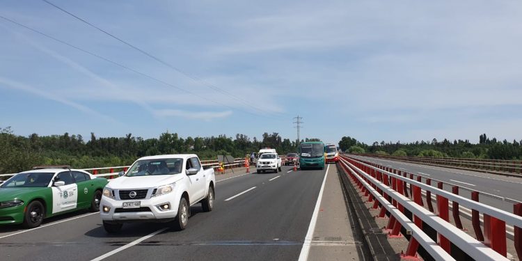 Colisión múltiple deja 7 lesionados en Puente Ñuble