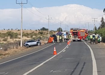 Tres muertos deja choque frontal de vehículos en ruta San Nicolás-Ninhue