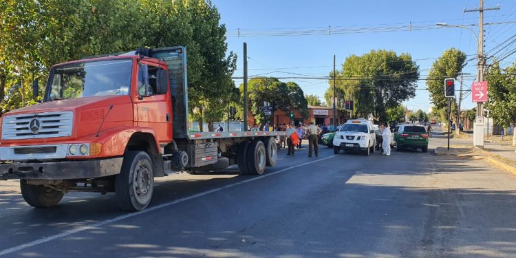 Ciclista muere tras ser impactado por camión en Chillán