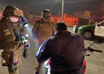 18 personas fueron detenidas por no respetar el toque de queda en Ñuble