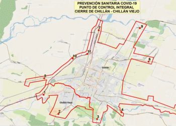 Conoce los nueve puntos de control que habrá con cuarentena total en Chillán y Chillán Viejo