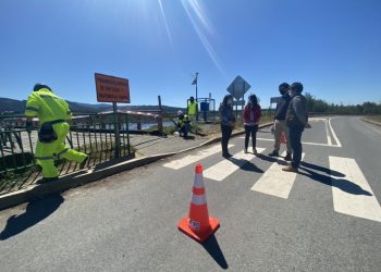 Inician obras de cierre provisorio en Puente Confluencia