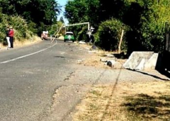 Dos muertos deja choque con posterior volcamiento de conductor ebrio en Chillán Viejo