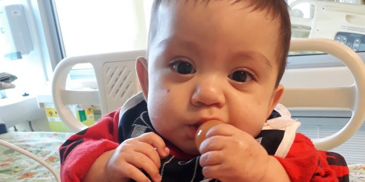 Donante compatible de células madre sanguíneas es la única esperanza de vida para el pequeño Gustavo