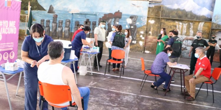 Inician proceso de vacunación en cárcel de Chillán