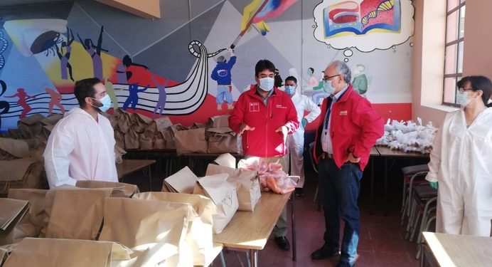 Comienza entrega de alimentación con modalidad mixta a más de 50 mil estudiantes de Ñuble