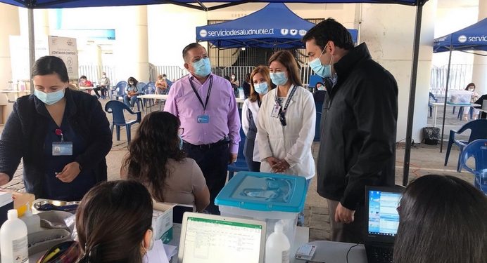 Cierran temporalmente punto de vacunación en explanada de Intendencia