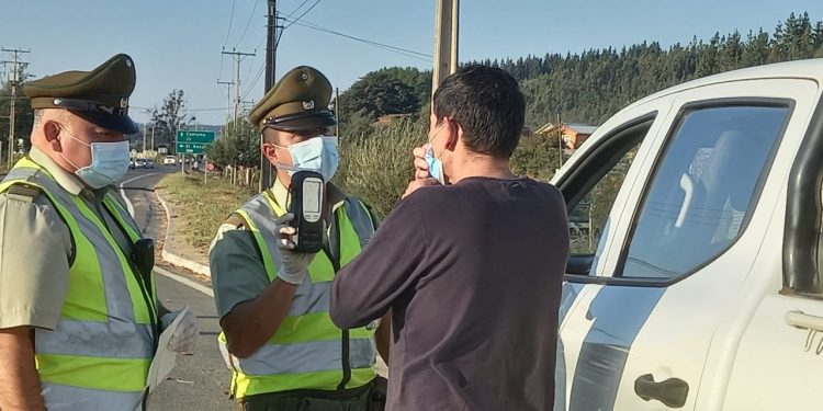 Coelemu: Realizan más de 90 exámenes para detectar conducción bajo efectos de alcohol y otras drogas