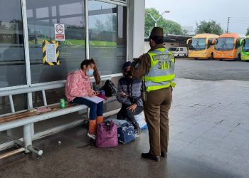Fiscalizan condiciones de buses y entregan recomendaciones a usuarios en terminal de Chillán