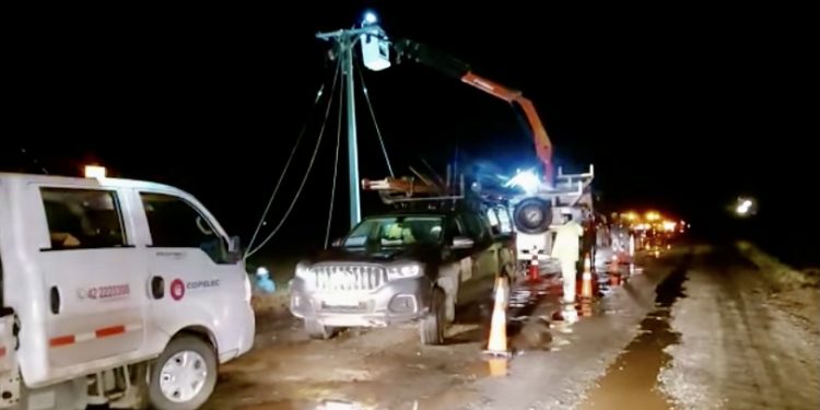 Damnificados y cortes de suministro eléctrico deja hasta ahora sistema frontal en Ñuble