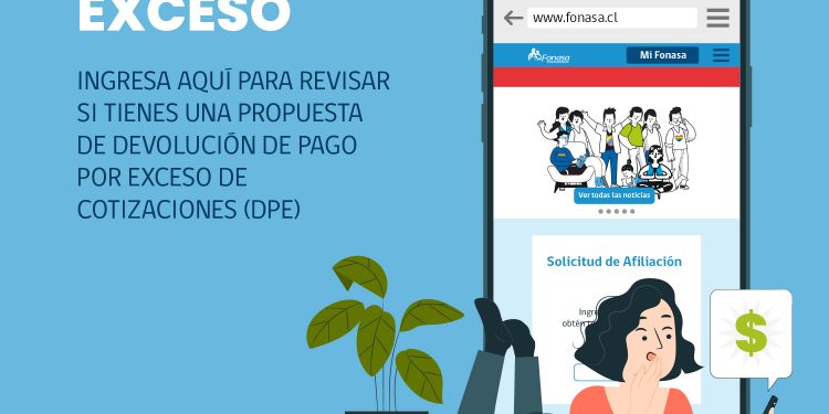 Fonasa inicia proceso de devolución de cotizaciones pagadas en exceso