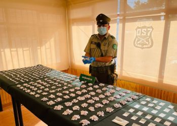 Incautan más de 3.200 dosis de pasta base y detienen a cuatro personas