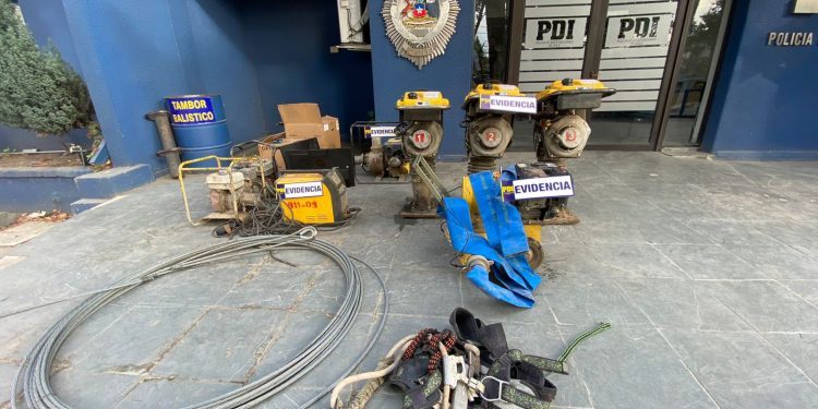 Cae banda que robó en Chillán maquinaria avaluada en $15 millones