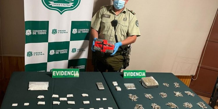 Desarticulan organización criminal e incautan más de 2.600 dosis de cocaína en Chillán