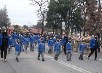 Desfile cívico militar vivió la comunidad de Chillán Viejo
