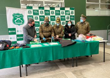 Destacan operativo policial que permitió incautar armamento y droga avaluada en $17 millones