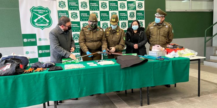 Destacan operativo policial que permitió incautar armamento y droga avaluada en $17 millones