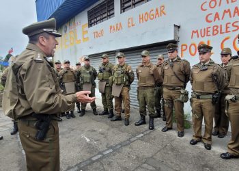 Realizan ronda policial extraordinaria para prevenir delitos en locales comerciales de Av. Argentina