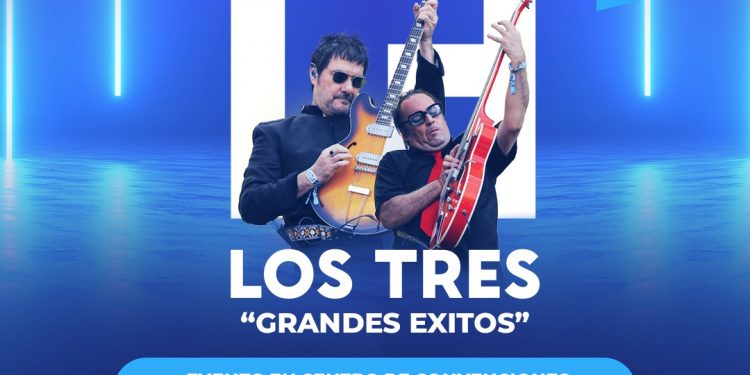 Los Tres se presentarán en diciembre en Casino Marina del Sol Chillán