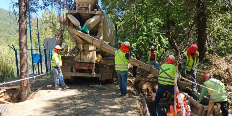 85% de avance llevan obras de mejoramiento de ruta hacia Reserva Ñuble