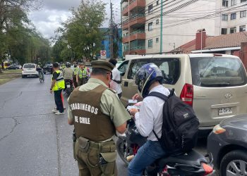 Chillán, Chillán Viejo y San Carlos: fiscalización permitió retirar 7 vehículos y detener a un conductor por falsificación