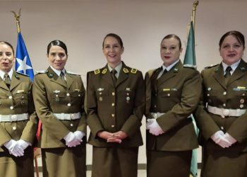 Por primera vez en Ñuble: 4 mujeres fueron investidas como Suboficial Mayor de Carabineros