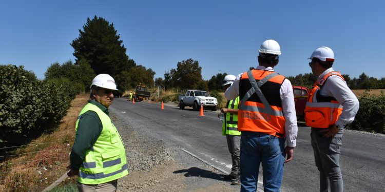Durante el primer semestre se inició la pavimentación de más de 98 km de caminos en Ñuble
