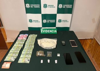 Desbaratan punto de venta de droga cercano a jardín infantil y detienen a 4 personas