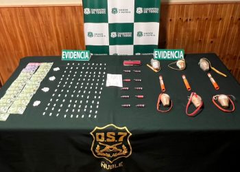 Desarticulan clan familiar dedicado a la venta de drogas en Chillán Viejo