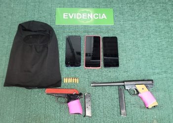 Pinto: Persecución policial termina con detención de sujetos que asaltaron camión repartidor