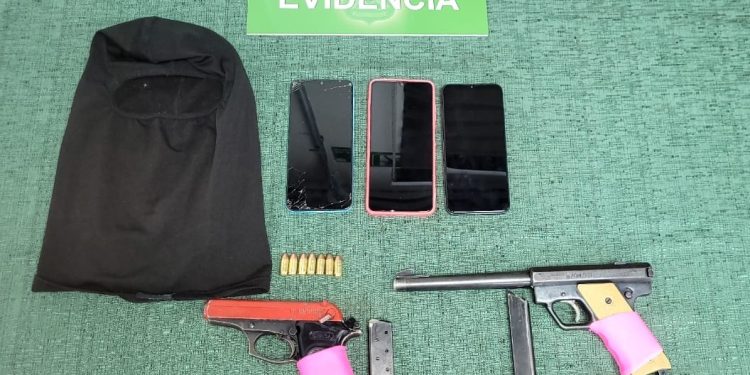 Pinto: Persecución policial termina con detención de sujetos que asaltaron camión repartidor